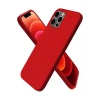 iPhone 12 Pro Max Kılıf First Silikon - Koyu Kırmızı