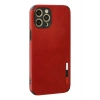 iPhone 12 Pro Max Kılıf Loop Deri Silikon - Kırmızı