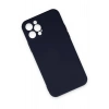 iPhone 12 Pro Max Kılıf Nano içi Kadife Silikon - Lacivert