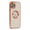 iPhone 12 Pro Max Kılıf Slot Silikon - Rose Gold