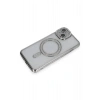 iPhone 13 Kılıf Joke Simli Magneticsafe Kılıf - Gümüş
