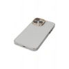 iPhone 13 Pro Kılıf Anka PC Sert Metal Kapak - Şeffaf