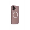 iPhone 13 Pro Kılıf Jack Magneticsafe Lens Silikon - Rose Gold