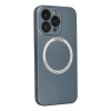 iPhone 13 Pro Kılıf Jack Magneticsafe Lens Silikon - Sierra Blue