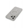iPhone 13 Pro Max Kılıf Matte Şeffaf Magneticsafe - Şeffaf