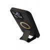 iPhone 13 Pro Max Kılıf Merkür Magneticsafe Standlı Kapak - Siyah