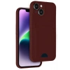 iPhone 14 Kılıf Kelvin Kartvizitli Silikon - Bordo