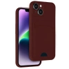 iPhone 14 Kılıf Kelvin Kartvizitli Silikon - Bordo
