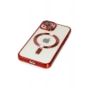 iPhone 14 Kılıf Kross Magneticsafe Kapak - Kırmızı