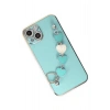 iPhone 14 Plus Kılıf Esila Silikon - Su Yeşili
