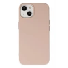 iPhone 14 Plus Kılıf Nano içi Kadife Silikon - Pudra