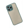 iPhone 14 Pro Kılıf Montreal Silikon Kapak - Yeşil