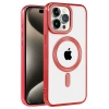 iPhone 14 Pro Max Kılıf Kronos Magsafe Kapak - Kırmızı