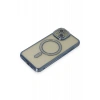 iPhone 15 Kılıf Joke Simli Magneticsafe Kılıf - Lacivert