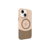 iPhone 15 PC Suit Magsafe Kapak - Kahverengi