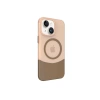 iPhone 15 PC Suit Magsafe Kapak - Kahverengi