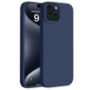 iPhone 15 Plus Kılıf First Silikon - Lacivert