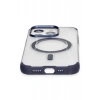 iPhone 15 Pro Hilton Magsafe Kapak - Lacivert