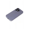 iPhone 15 Pro Kılıf Nano içi Kadife Silikon - Lila