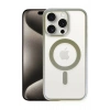 iPhone 15 Pro Max Kılıf Erozi Magsafe Kapak - Gri