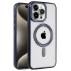 iPhone 15 Pro Max Kılıf Kronos Magsafe Kapak - Lacivert