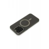 iPhone 15 Pro Max Kılıf Lodos Magneticsafe Mat Kapak - Titan Gri