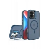 iPhone 16 Plus Flet Lens Magsafe Kapak - Lacivert