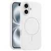 iPhone 16 Plus Kılıf Jully Magsafe Kapak - Beyaz