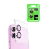 iPhone 16 Raze Metal Kamera Lens - Pembe