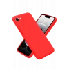 iPhone 16E Kılıf First Silikon - Kırmızı