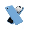 iPhone 16E Kılıf First Silikon - Mavi