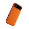 iPhone 17 Air Wonder Deri Magsafe Kapak - Turuncu