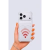 İphone 17 Pro Max Kartlıklı Aşk Sinyali Desenli Kılıf