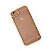 iPhone 6 Kılıf Liva Lens Silikon - Pudra