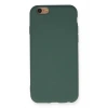 iPhone 6 Kılıf Nano içi Kadife Silikon - Koyu Yeşil
