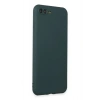 iPhone 7 Plus Kılıf First Silikon - Koyu Yeşil