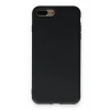 iPhone 7 Plus Kılıf Nano içi Kadife Silikon - Siyah