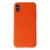 iPhone X Kılıf First Silikon - Parlak Turuncu