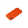 iPhone X Kılıf First Silikon - Parlak Turuncu