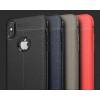 İphone X Xs Litchi Tam Koruma Soft Silikon Kılıf