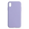 iPhone XR Kılıf Nano içi Kadife Silikon - Lila