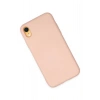 iPhone XR Kılıf Nano içi Kadife Silikon - Pudra