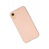 iPhone XR Kılıf Nano içi Kadife Silikon - Pudra