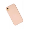 iPhone XR Kılıf Nano içi Kadife Silikon - Pudra