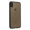 iPhone XS Max Kılıf Montreal Silikon Kapak - Siyah