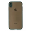 iPhone XS Max Kılıf Montreal Silikon Kapak - Yeşil