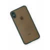 iPhone XS Max Kılıf Montreal Silikon Kapak - Yeşil