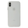 iPhone XS Max Kılıf PP Ultra İnce Kapak - Beyaz