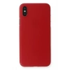 iPhone XS Max Kılıf PP Ultra İnce Kapak - Kırmızı