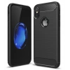 İphone Xxs Dark Ultra Koruma Karbon Fiber Silikon Kılıf